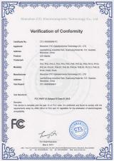 LED顯示屏FCC證書
